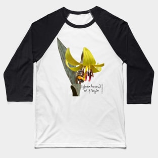 Trout Lily X Trout Lily Mining Bee Baseball T-Shirt